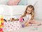 TIBAOLOVER Butterfly Pink Basket Baby Girls Basket Kids Storage Basket Rectangular Cute Toy Storage Bin Organizer Shelf Book Basket Butterfly Room Decor(Butterfly)